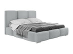 Bohometop 383 Double Grey Bed 160x200 Upholstered Slatted Base to Bohometop 180x222x112cm 48373CVJA