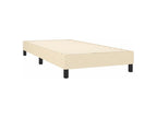 Nidchicshop bed base with mattress, Cream 80x200 Fabric 27338QNJR