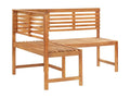 Nidchicshop 81641NNTY 140cm Solid Wood Garden Corner Bench