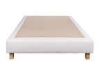 Bohometop 160x200 cm Mattress Set with 26 cm Beige Slatted Base, 2 Pillows, and Duvet (TDL 95917ABCY)