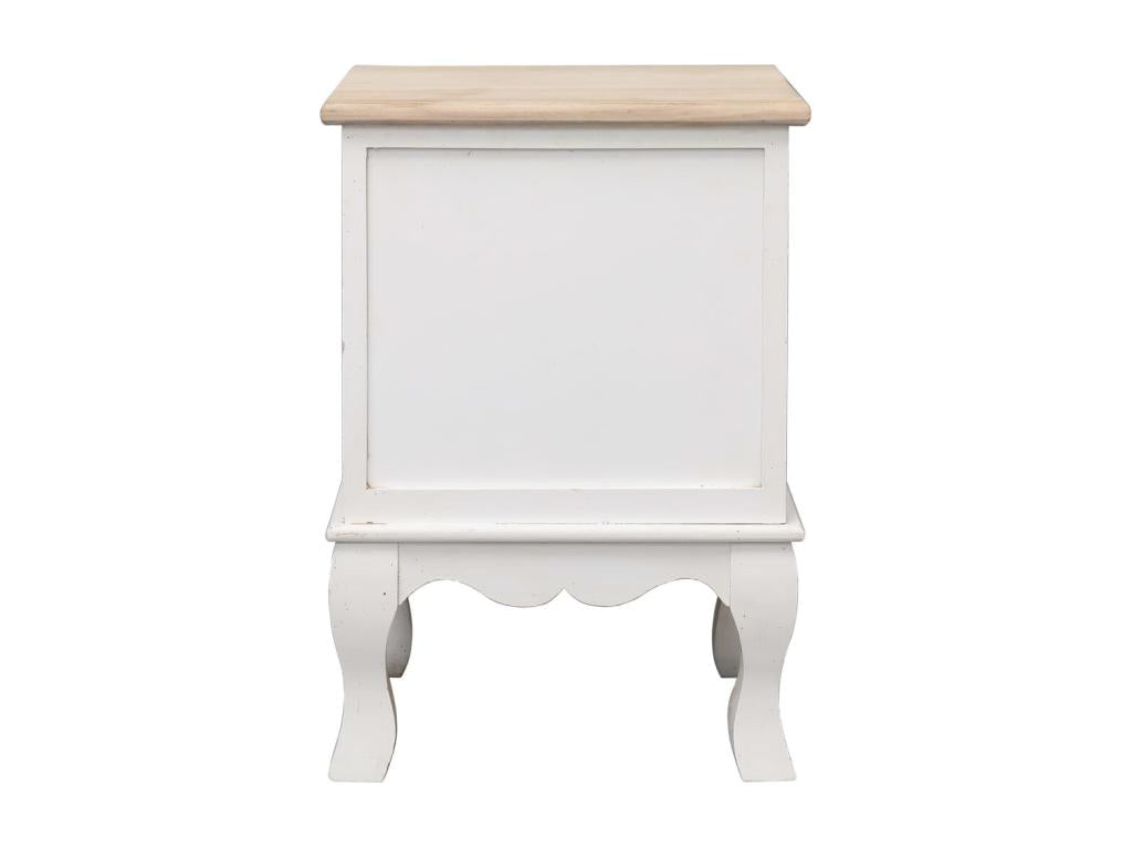 2 pcs Bedside Tables 35x30x50 cm Paulownia Wood 09054LKJJ