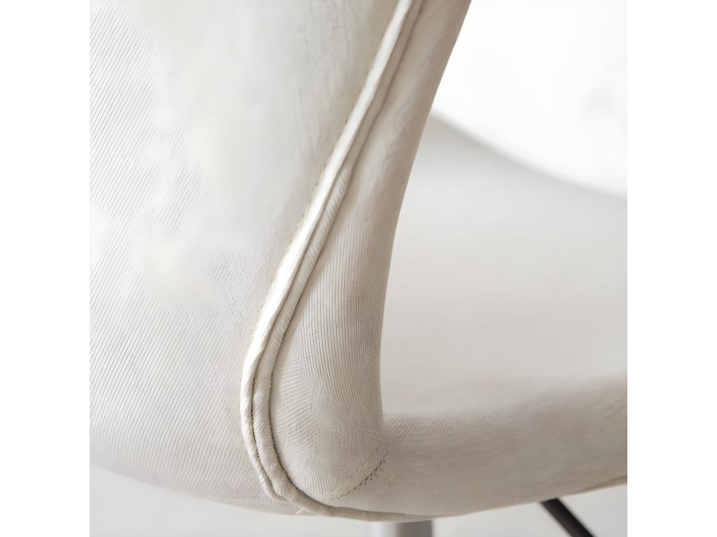 Beige upholstered office chair 56x85 94381JYLA