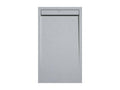 Nidchicshop SMART Grey 7035 Slate Finish Shower Tray with Colored Grid - 140x70 cm 85972LGXH