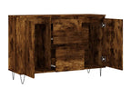 Smoked oak sideboard 104x35x70 cm engineered wood 37949VQTJ