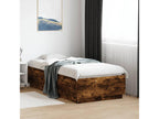 Smoked oak bed frame 90x190 cm engineered wood 04751TMQF