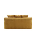 Chenille 2-Seater Lazy Sofa with 5 Back Pillows - 350 lb Capacity, No Assembly, High-Resilience Foam, Modern Relaxation Sofa