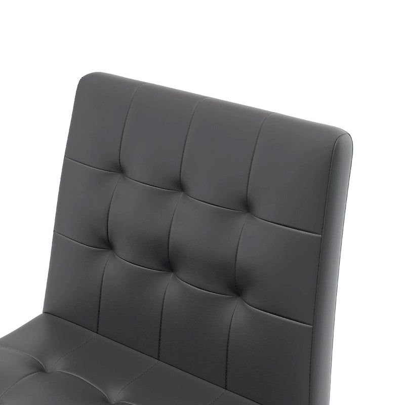 Modern Bar Stools Set of 2 - White PU Backrest, Metal Frame, 150kg Capacity, Gaming & Kitchen Island Stools, Easy Assembly