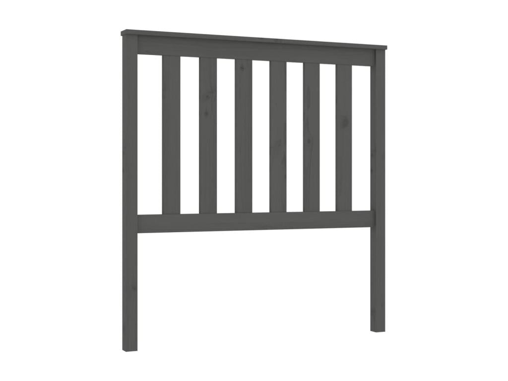 Grey Headboard 96x6x101 cm Solid Pine Wood 54946RIUQ