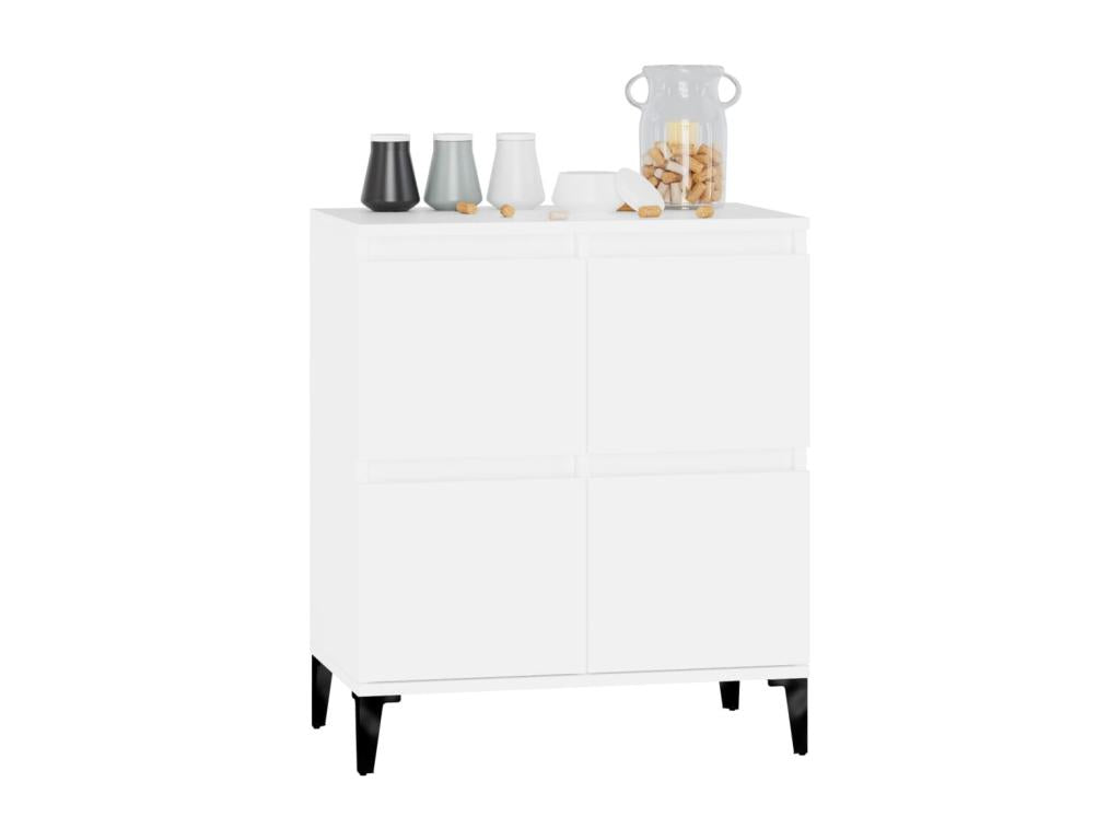 White sideboard 60x35x70 cm Engineered wood