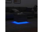 Coffee table with Bohometop LED Bohometop gray 50x50x40 cm 80813OBQM