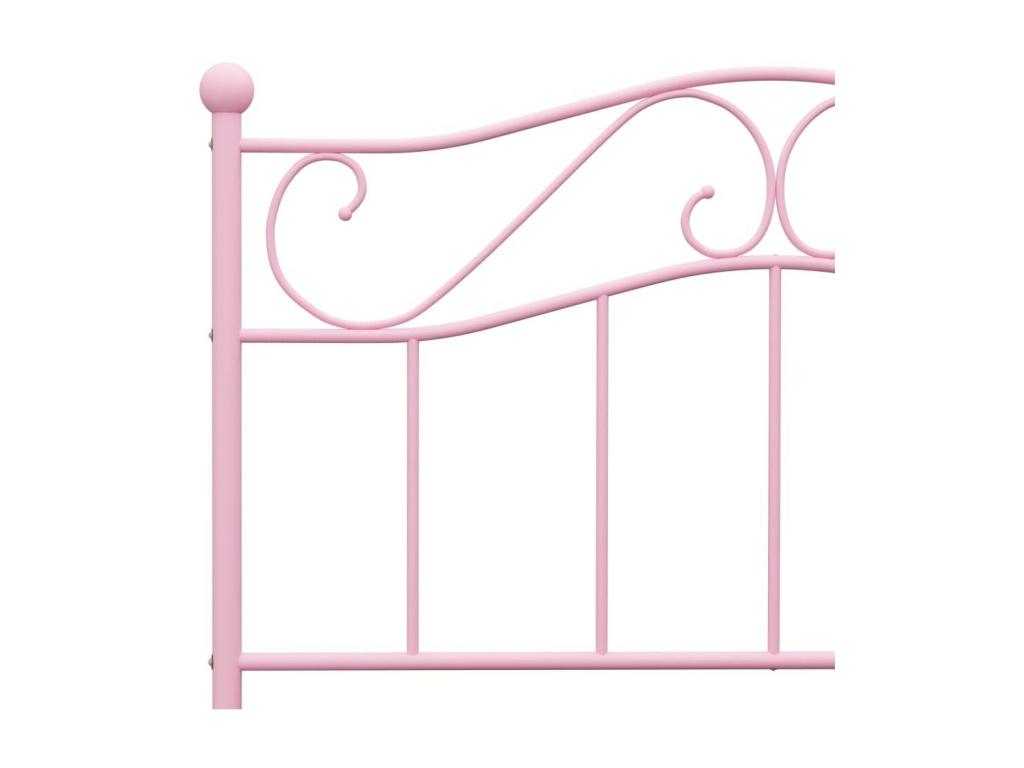 Pink Metal Bed 90x200 2 58930VLRU