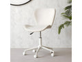 Beige upholstered office chair 56x85 94381JYLA