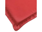 Red chaise lounge cushion 200x50x3 cm Homelumiere fabric