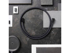 Bohometop matte black shower head and Bohometop 125cm matte black shower hose 56635DSHM