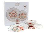 3-piece ceramic dinnerware set 28265QXVD