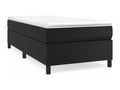 Black bed frame 90x190 Faux leather 11763QOWD