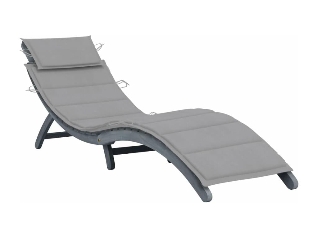 Brown wooden sun lounger/deckchair 92x55x20 cm 02 0012462 52356PWPA
