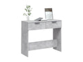 Concrete Grey Console Table 90x36x75 cm Engineered Wood 38859EIOI