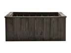 Raised bed planter for plants, brown wood, 74x77x30 cm, 02 0001267 60068JKJH