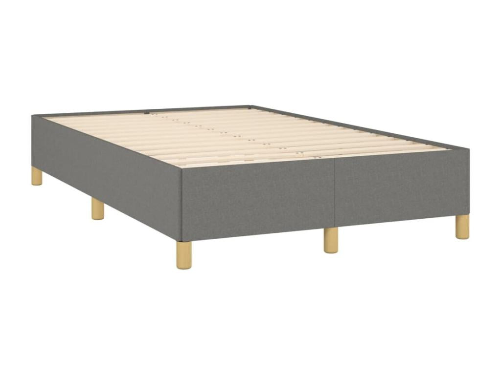 Dark grey bed frame 120x190 cm fabric 04184XXZI
