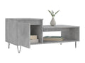 Coffee table, concrete grey, 100x50x45 cm, engineered wood, 95302DDMO