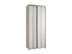 Bohometop 6 Sliding Door Wardrobe 235.2/120/45 2 Doors White/White/Silver 69855FCDH