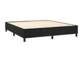 Bohometop bed base with mattress, black, 180x200 cm, velvet, 91688SKUO