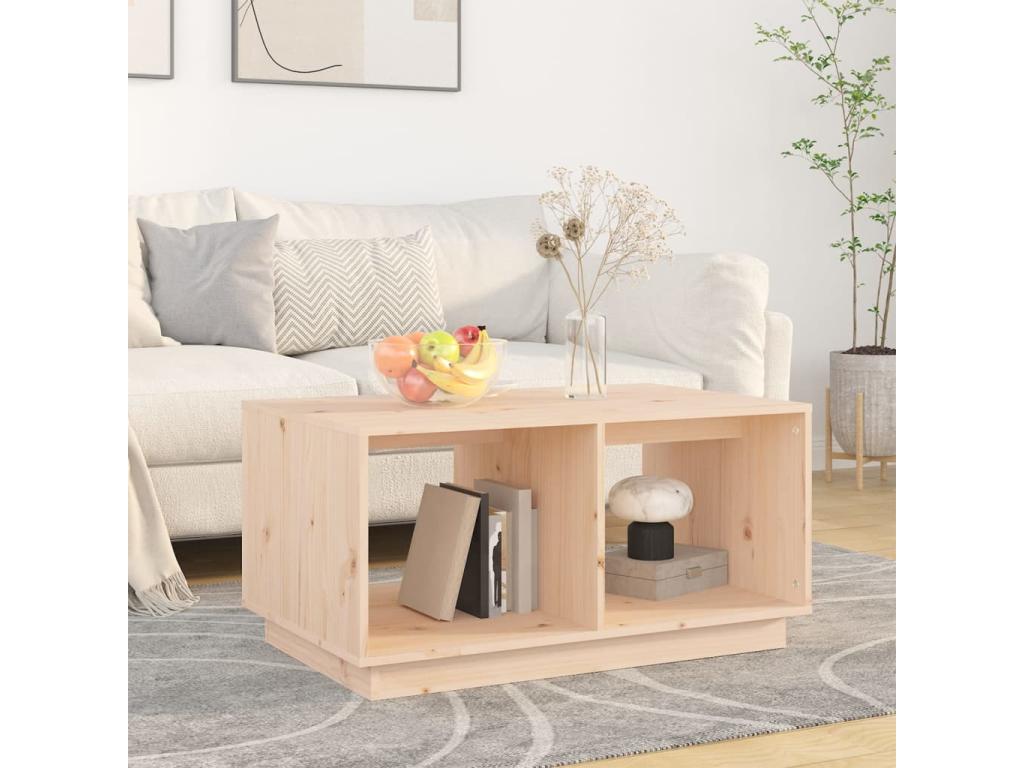 Coffee table 80x50x40 cm Solid pine wood 34960FKJD