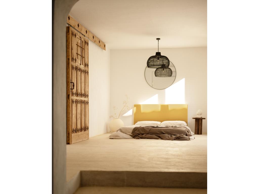 Mustard cotton headboard 180x80cm - Bohometop 12706XKIY