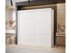 Bohometop 3 Sliding Door Wardrobe 200/180/62 2 Doors White 98842LEUU