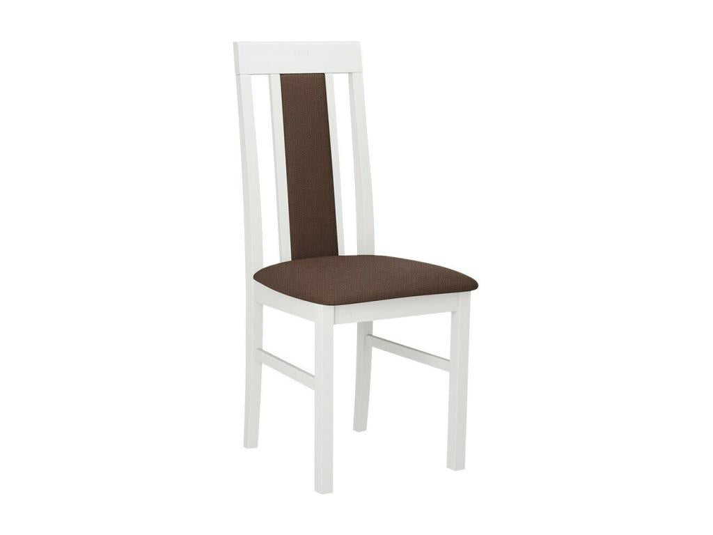 Bohometop Chair 165 Brown - White 96x43x40cm Upholstered Wood 95284RWZH