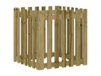 Planter with fence design 70x70x70 impregnated pine 85115SRNP