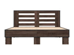 Bed frame without mattress, brown oak, 120x200 cm, 24822OXDE