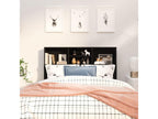 Black Headboard Wardrobe 120x19x103.5 Nidchicshop 78469LNNS