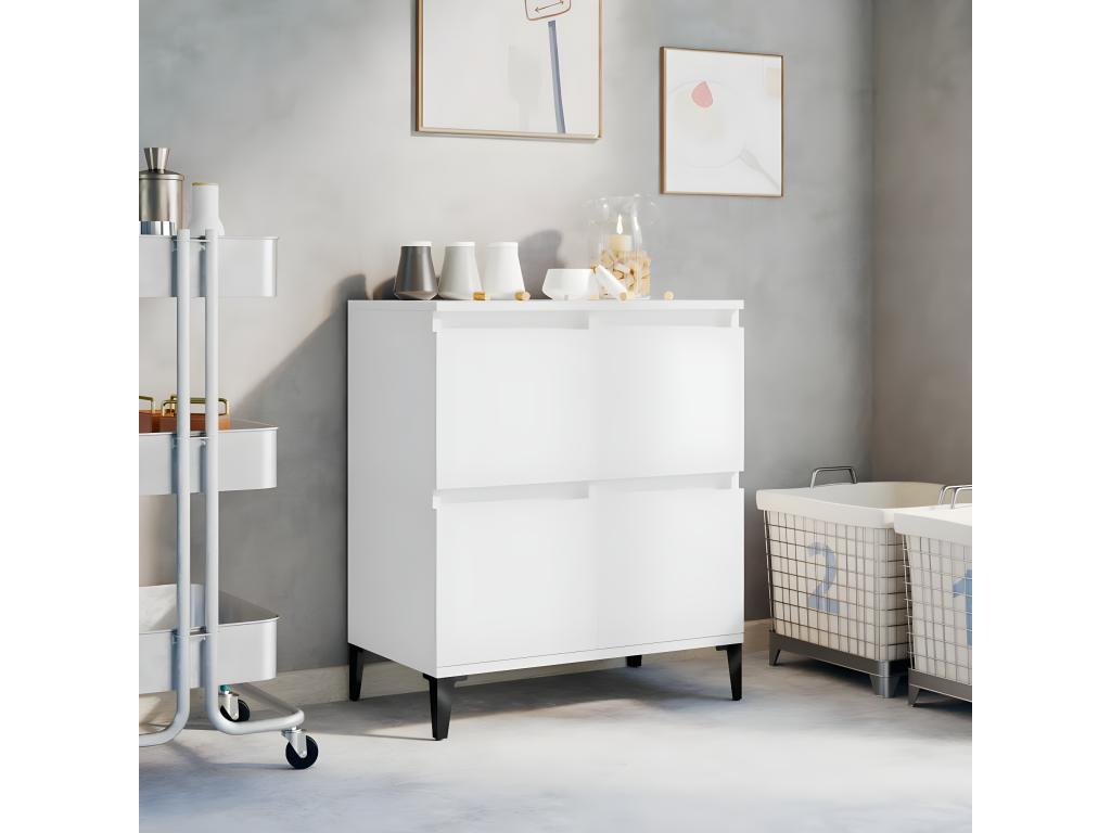 White sideboard 60x35x70 cm Engineered wood