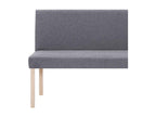 Bench 139.5 cm Light gray Polyester 85127CLXG