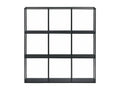 Wall shelf 110 x black 100x18x110 cm 03 0007031 12139ZSYD