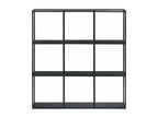 Wall shelf 110 x black 100x18x110 cm 03 0007031 12139ZSYD