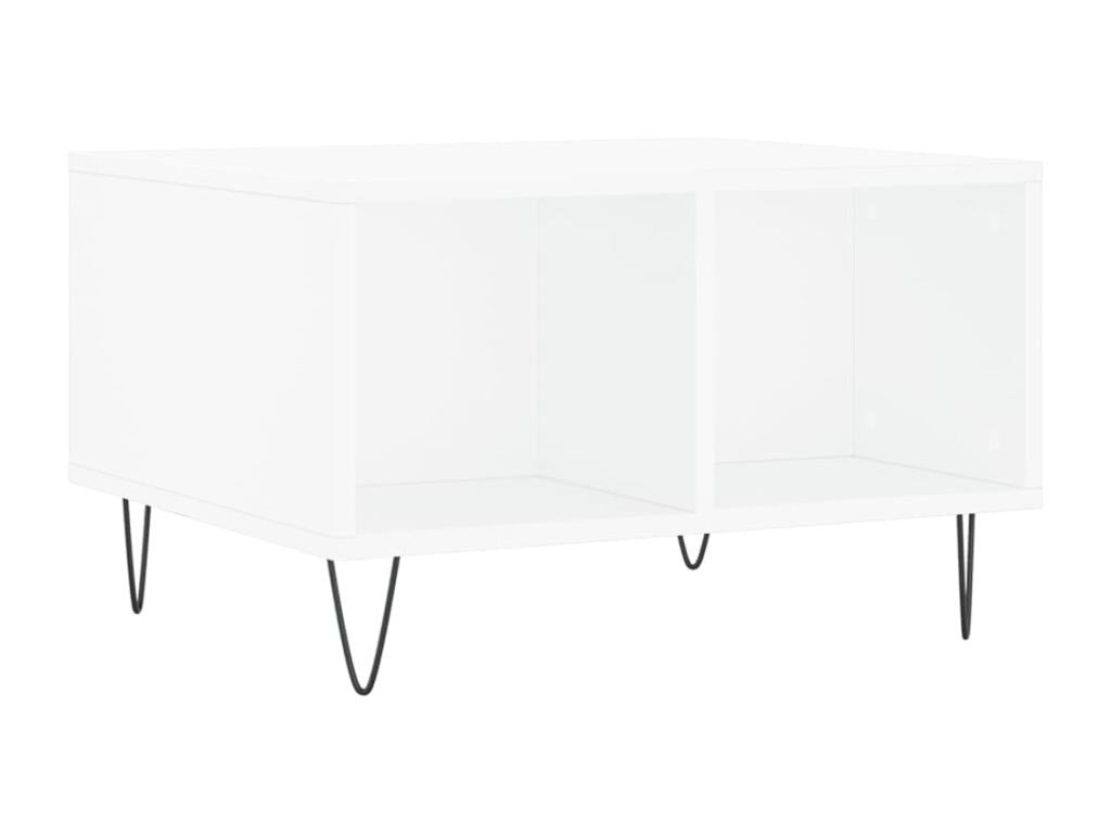Coffee table, white, 60x50x36.5 cm, engineered wood, 49687YGPU