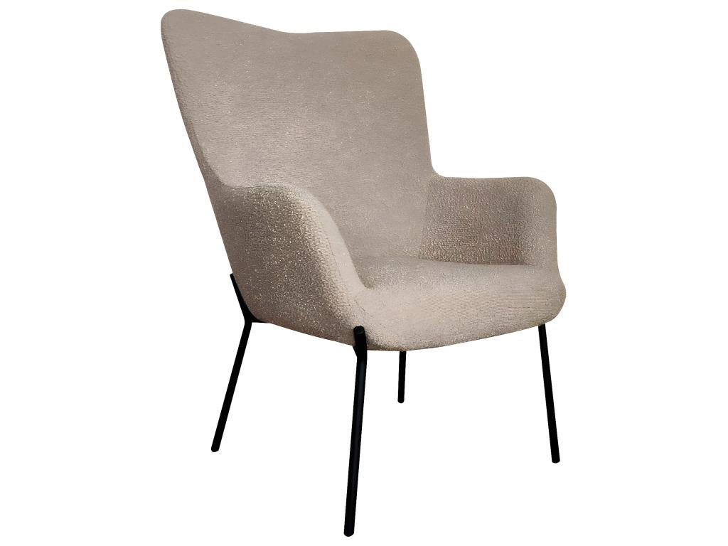 Bohometop brown looped armchair. 51285UVRA