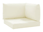 3-piece pallet cushions, cream white fabric, Nidchicshop 88823ITPW