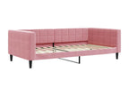 Pink daybed 100x200 cm velvet 25474KPPA