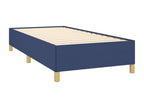 Blue Bed Frame 100x200 cm Fabric 62333MXBB