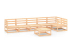 7-piece garden furniture set in solid pine wood 80930SUVL