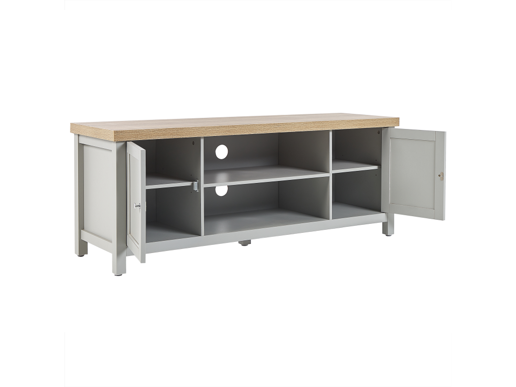 Homelumiere Grey TV Stand