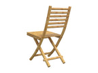 Bohometop 53842USEL Folding Garden Chairs, Set of 4, 43x54x88 cm