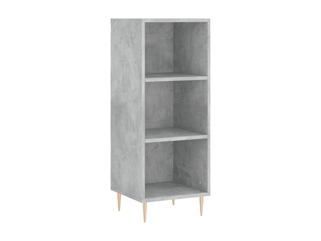High sideboard, concrete grey, 34.5x34x180 cm, engineered wood, 11715INGH