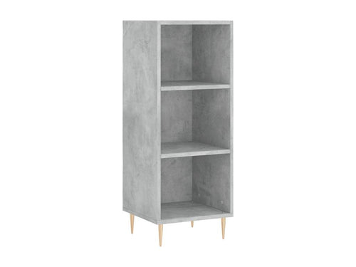 High sideboard, concrete grey, 34.5x34x180 cm, engineered wood, 11715INGH