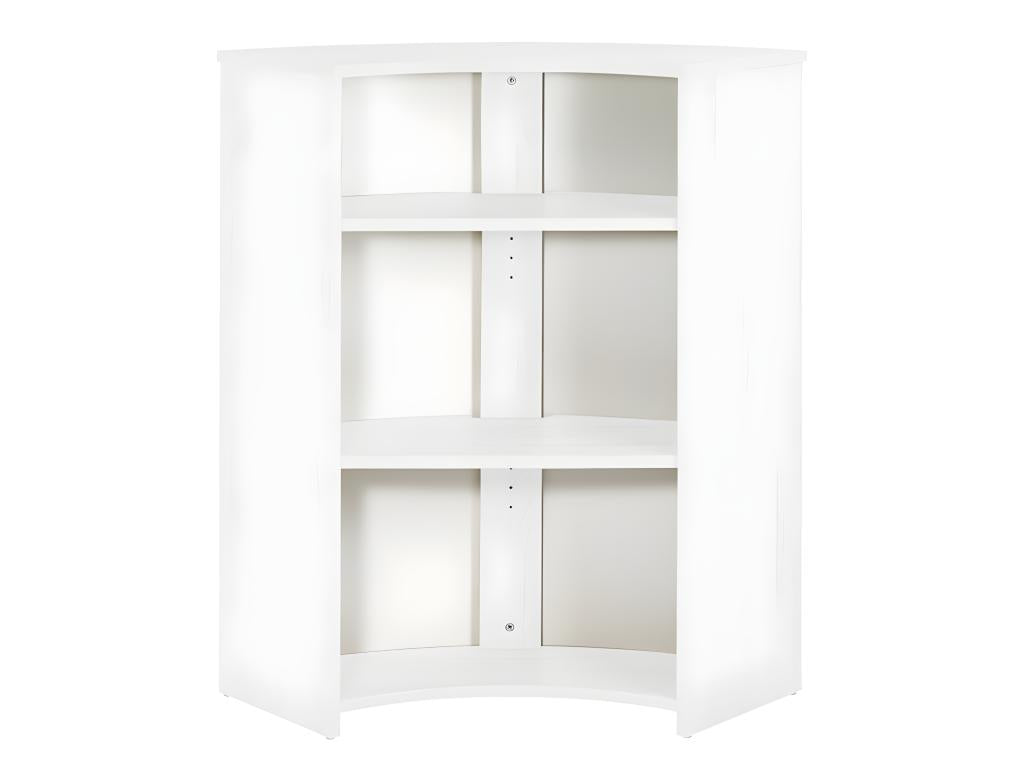 96cm White Bar Counter Unit with 3 Shelves - Bohometop Color 508 36907XOYF