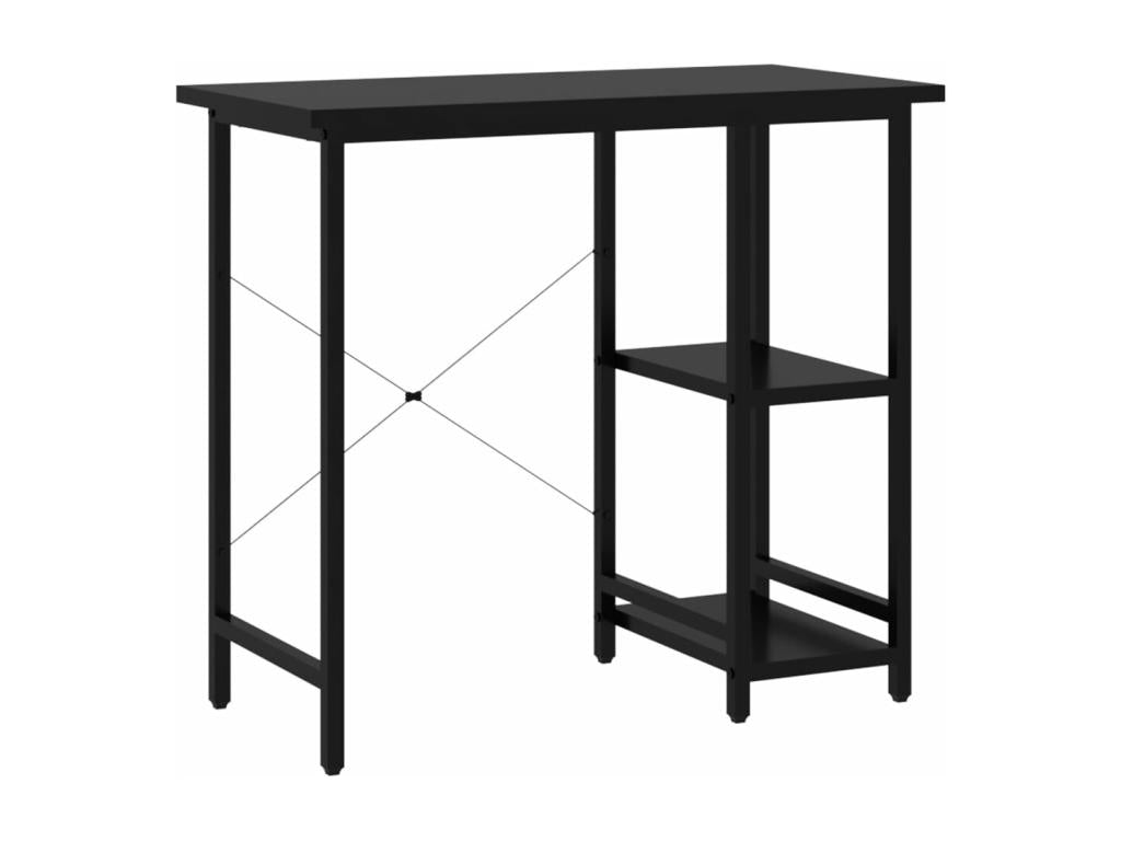 Silver metal desk/station table 80x40x72 cm 02 0023748 31830MORV